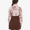 Forcast Lesley High Neck Floral Blouse* Long Sleeve Tops|Shirts & Blouses