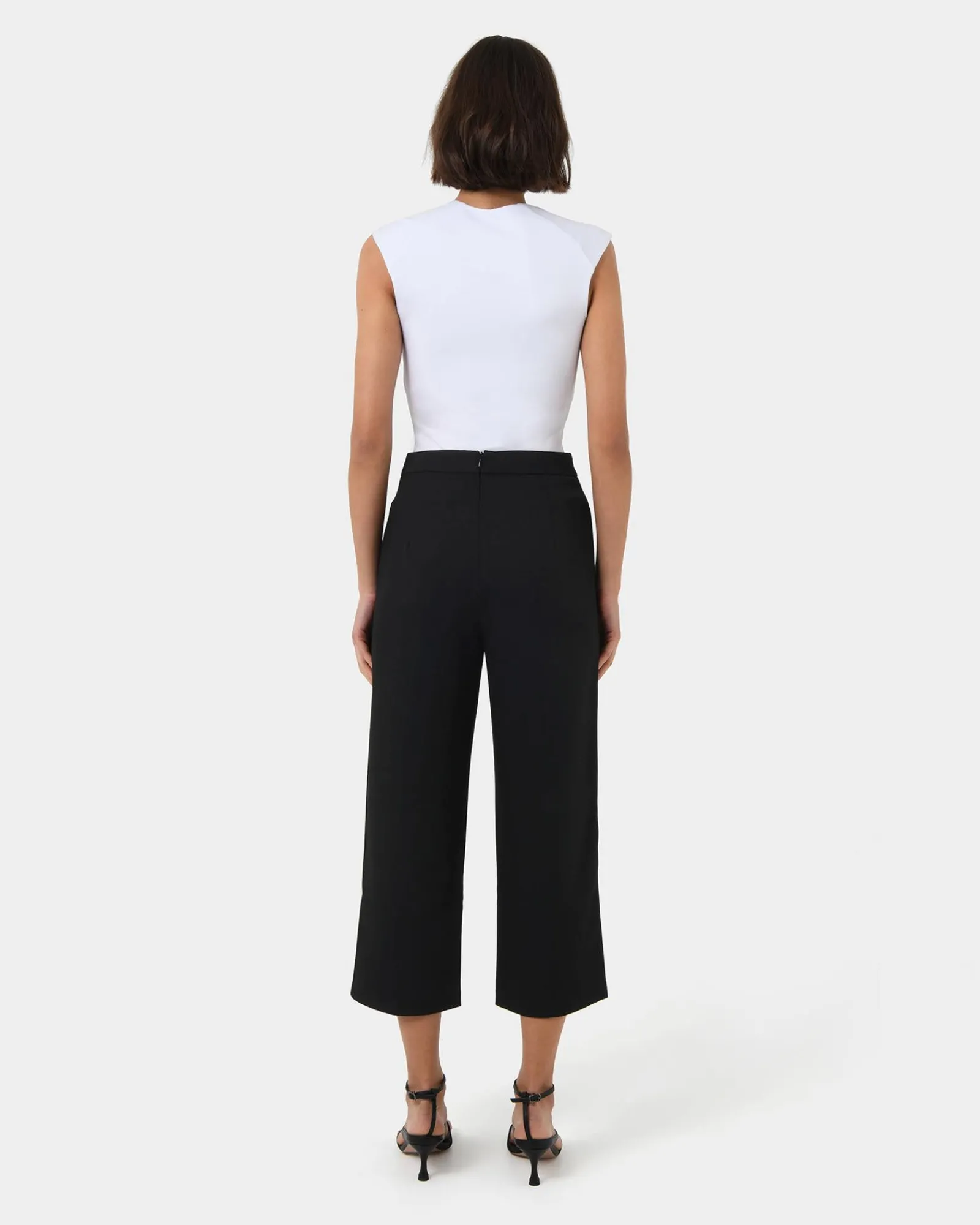 Forcast Lexee High-waist Culotte* Cropped Pants|High-Waisted Pants
