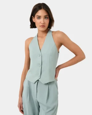 Forcast Lexee Tailored Vest* T-Shirts & Tops|Work Tops
