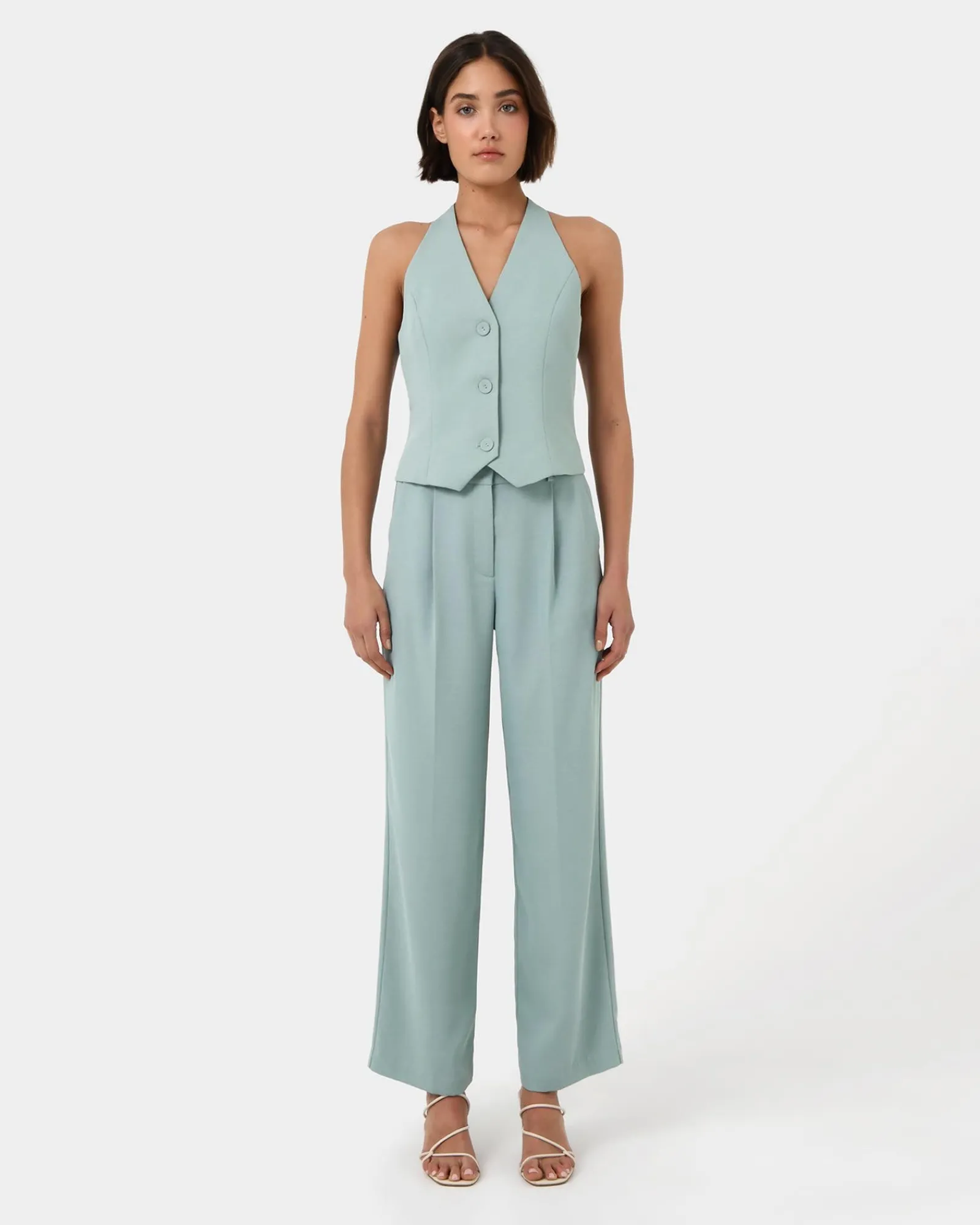 Forcast Lexee Tailored Vest* T-Shirts & Tops|Work Tops