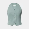Forcast Lexee Tailored Vest* T-Shirts & Tops|Work Tops