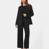 Forcast Lexee Tailored Wide Leg Pants* High-Waisted Pants|Wide-Leg Pants
