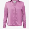 Forcast Lila V-neck Satin Blouse* Long Sleeve Tops|Shirts & Blouses