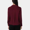 Forcast Lila V-neck Satin Blouse* Long Sleeve Tops|Shirts & Blouses