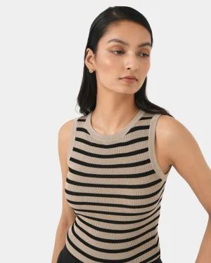 Forcast Lindy Knit Tank Top* T-Shirts & Tops|Work Tops