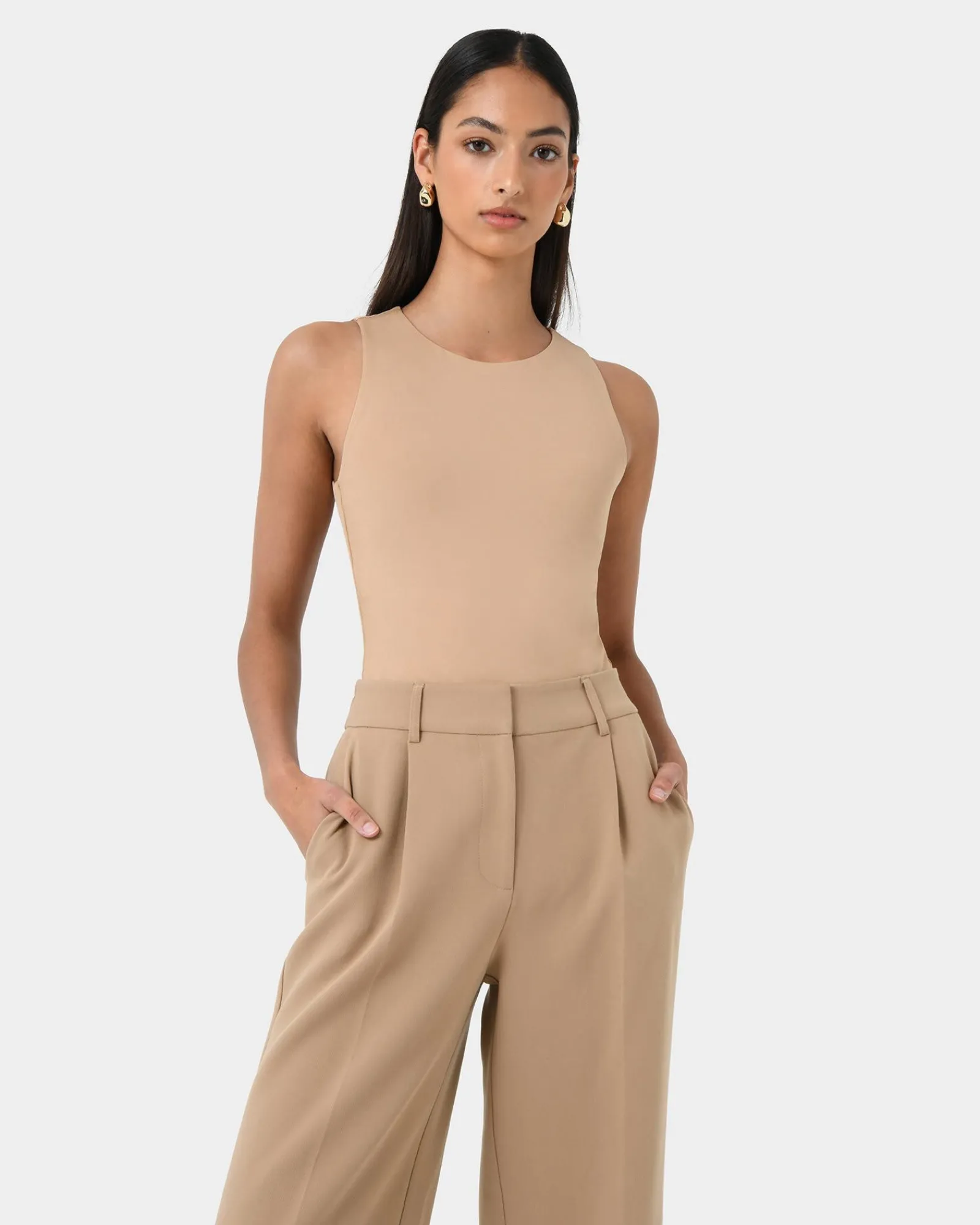 Forcast Liv Round Neck k Top* T-Shirts & Tops|Work Tops