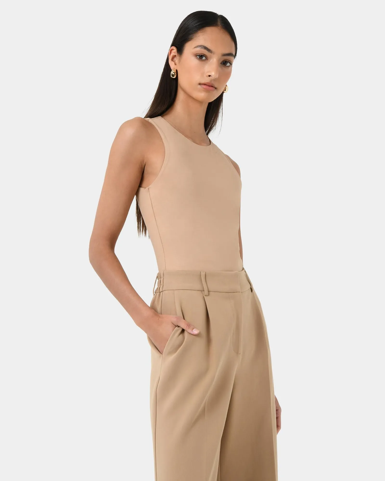 Forcast Liv Round Neck k Top* T-Shirts & Tops|Work Tops