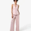 Forcast Lola Lurex Blend Wide Leg Pant* High-Waisted Pants|Wide-Leg Pants
