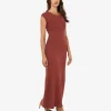 Forcast Lourdes Ribbed Knit Dress* Maxi Dresses|Maxi Dresses
