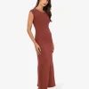 Forcast Lourdes Ribbed Knit Dress* Maxi Dresses|Maxi Dresses