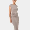 Forcast Lulu Ruched Midi Dress* Midi Dresses|Midi Dresses