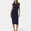 Forcast Lulu Ruched Midi Dress* Midi Dresses|Midi Dresses