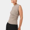 Forcast Lulu Ruched Top* T-Shirts & Tops|Work Tops
