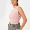 Forcast Lulu Ruched Top* T-Shirts & Tops|Work Tops