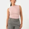 Forcast Lulu Ruched Top* T-Shirts & Tops|Work Tops