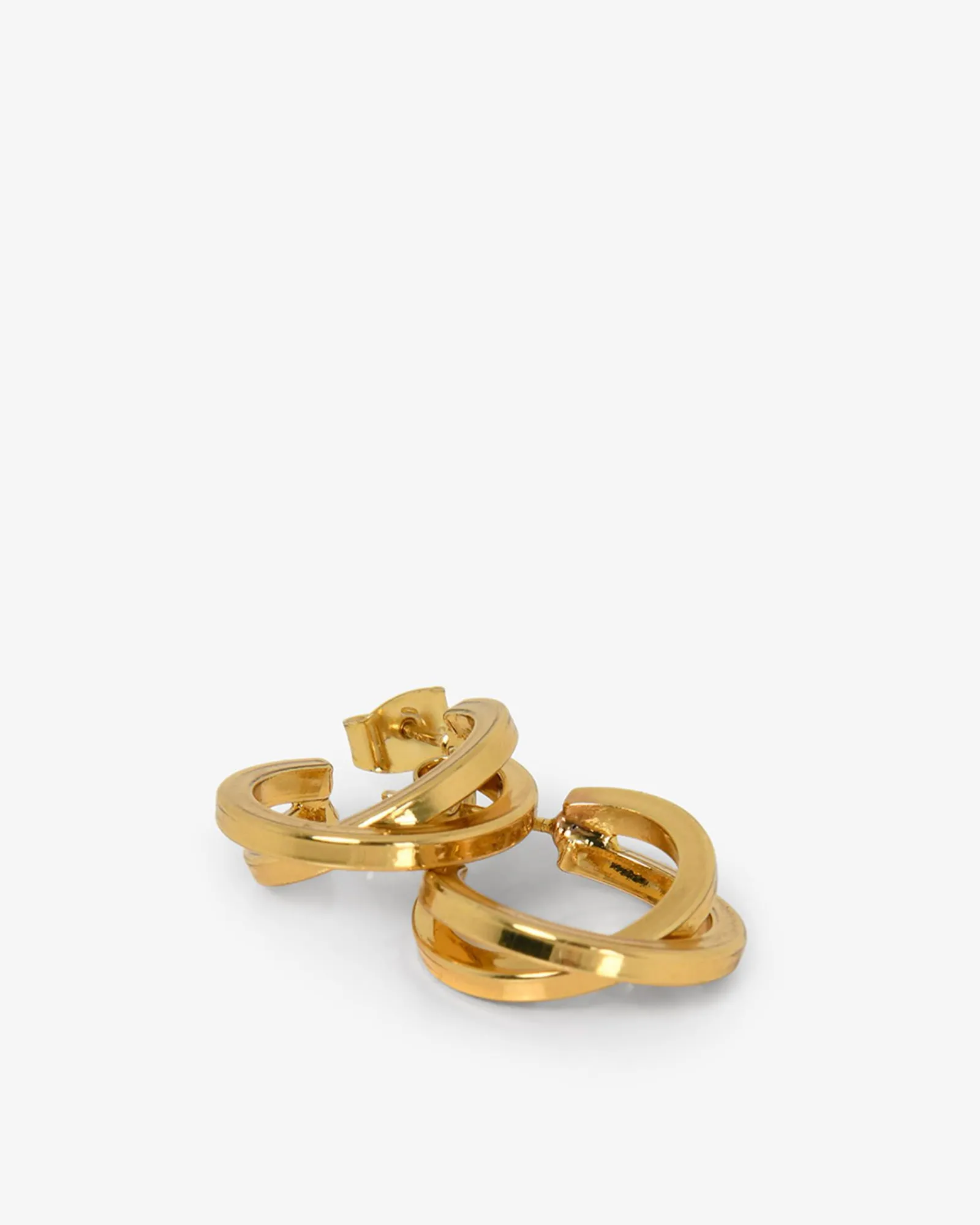 Forcast Lyra Crossover Hoop Earrings* Earrings