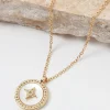 Forcast Macie 16k Plated Necklace* Necklaces
