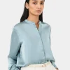 Forcast Maira Stand Collar Blouse* Long Sleeve Tops|Shirts & Blouses