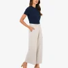 Forcast Mallory Herringbone Culottes* Cropped Pants|High-Waisted Pants