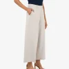 Forcast Mallory Herringbone Culottes* Cropped Pants|High-Waisted Pants