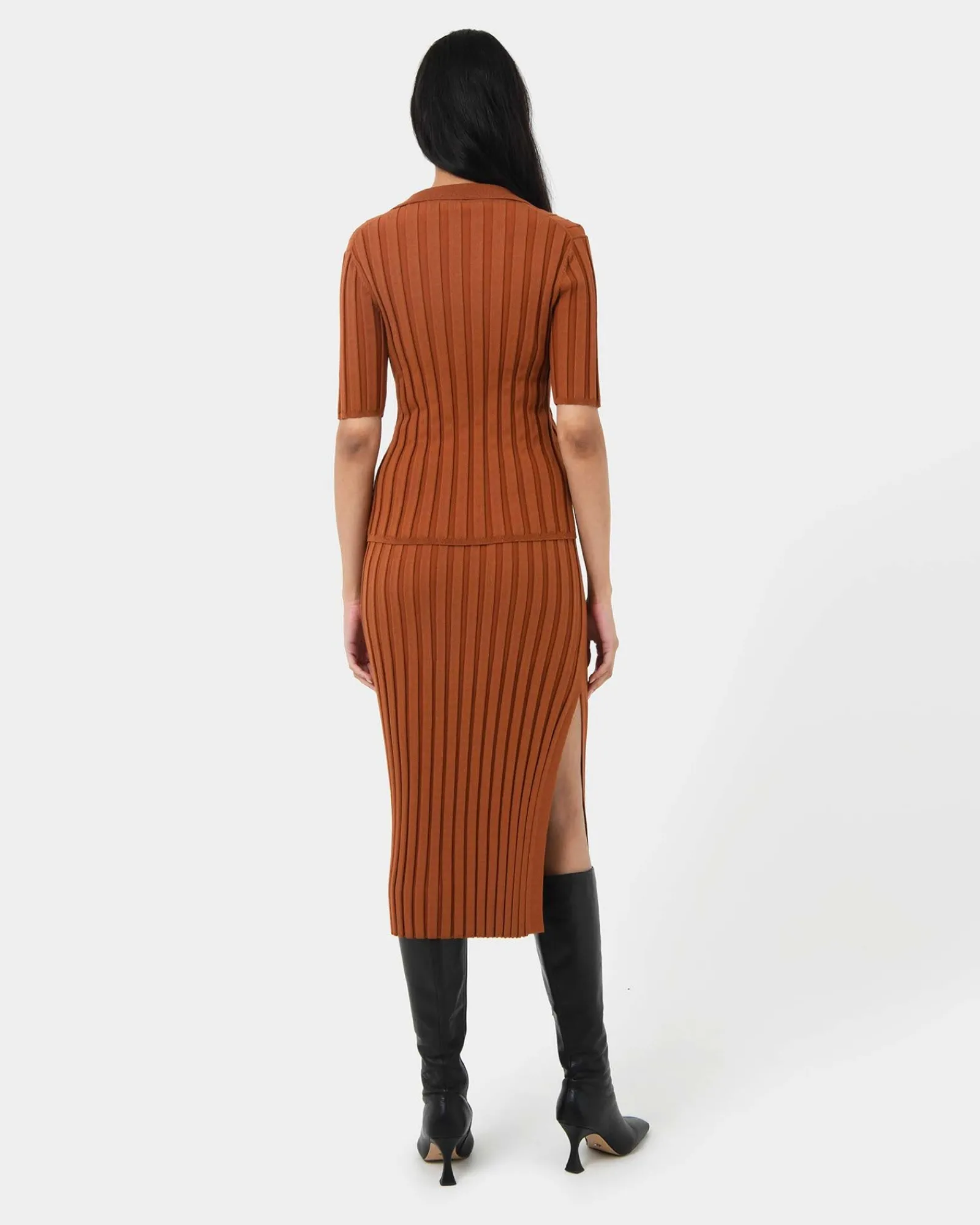 Forcast Manhattan Polo Knit Top* T-Shirts & Tops|Work Tops