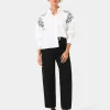 Forcast Maren Embroidered Cotton Shirt* T-Shirts & Tops|Long Sleeve Tops
