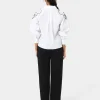 Forcast Maren Embroidered Cotton Shirt* T-Shirts & Tops|Long Sleeve Tops