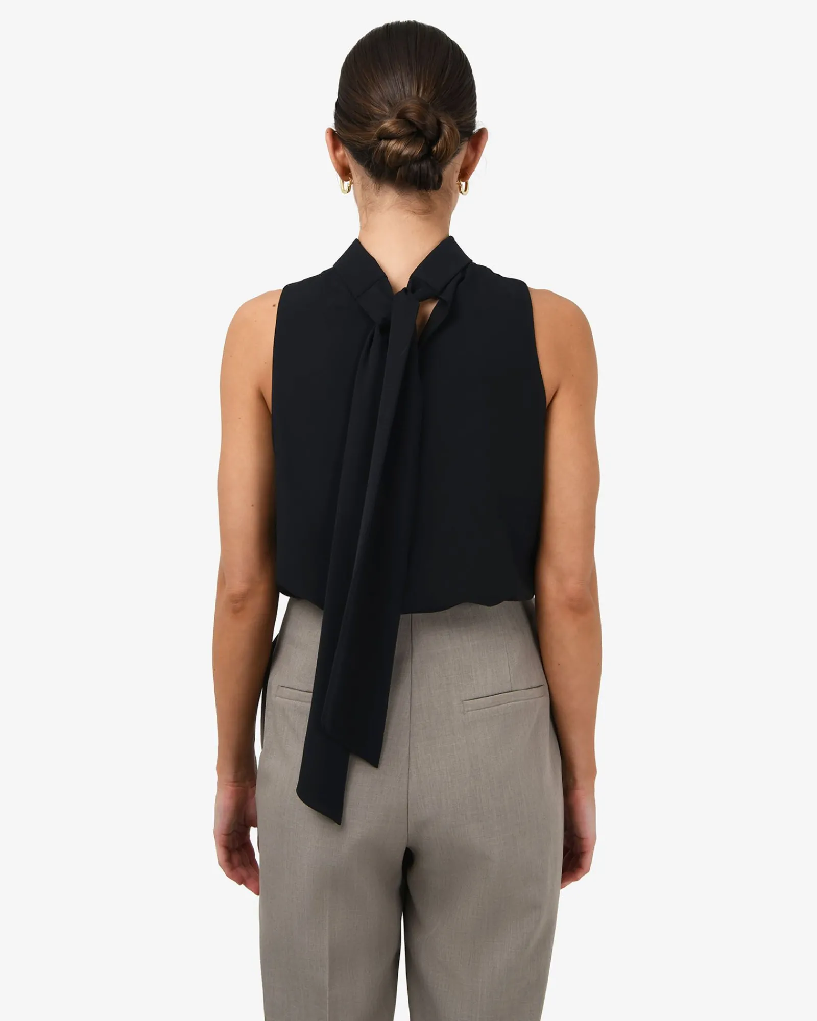 Forcast Maria Gathered Top* T-Shirts & Tops|Work Tops