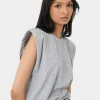 Forcast Martin Power Shoulder Top* T-Shirts & Tops|Work Tops