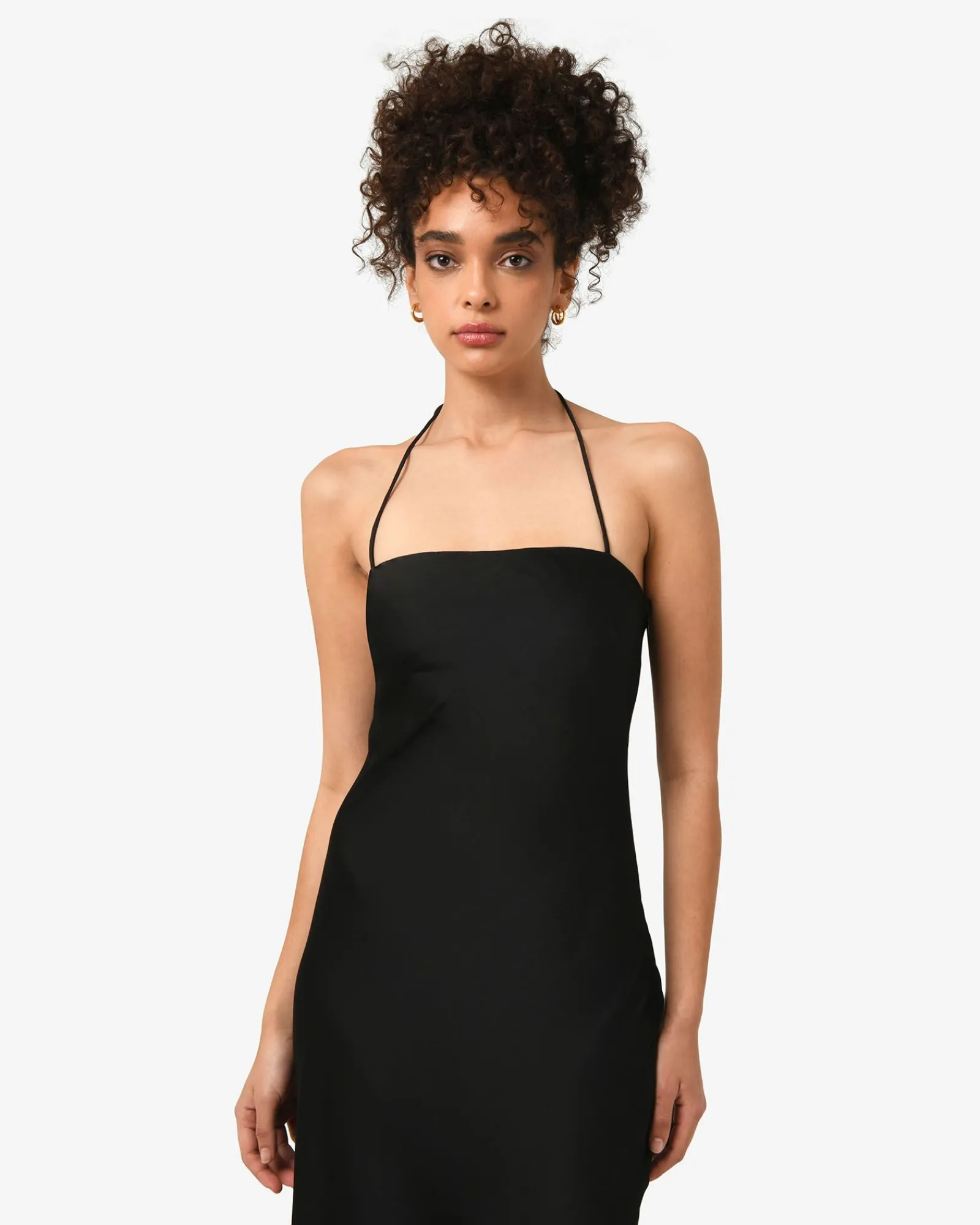 Forcast Martini Strapless Satin Dress* Maxi Dresses|Maxi Dresses