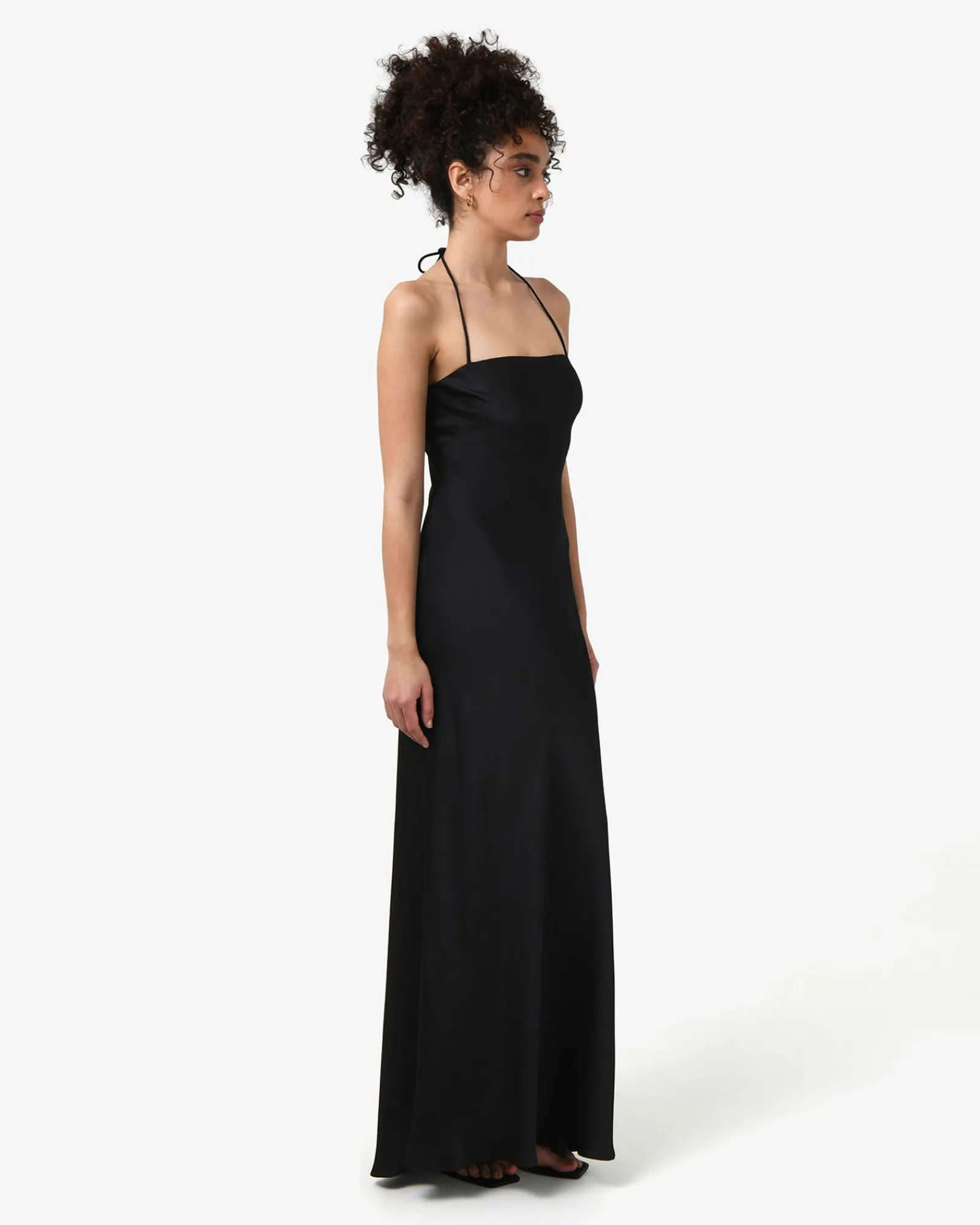 Forcast Martini Strapless Satin Dress* Maxi Dresses|Maxi Dresses
