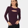 Forcast Maryam Cut Out Knit Top* T-Shirts & Tops|Long Sleeve Tops