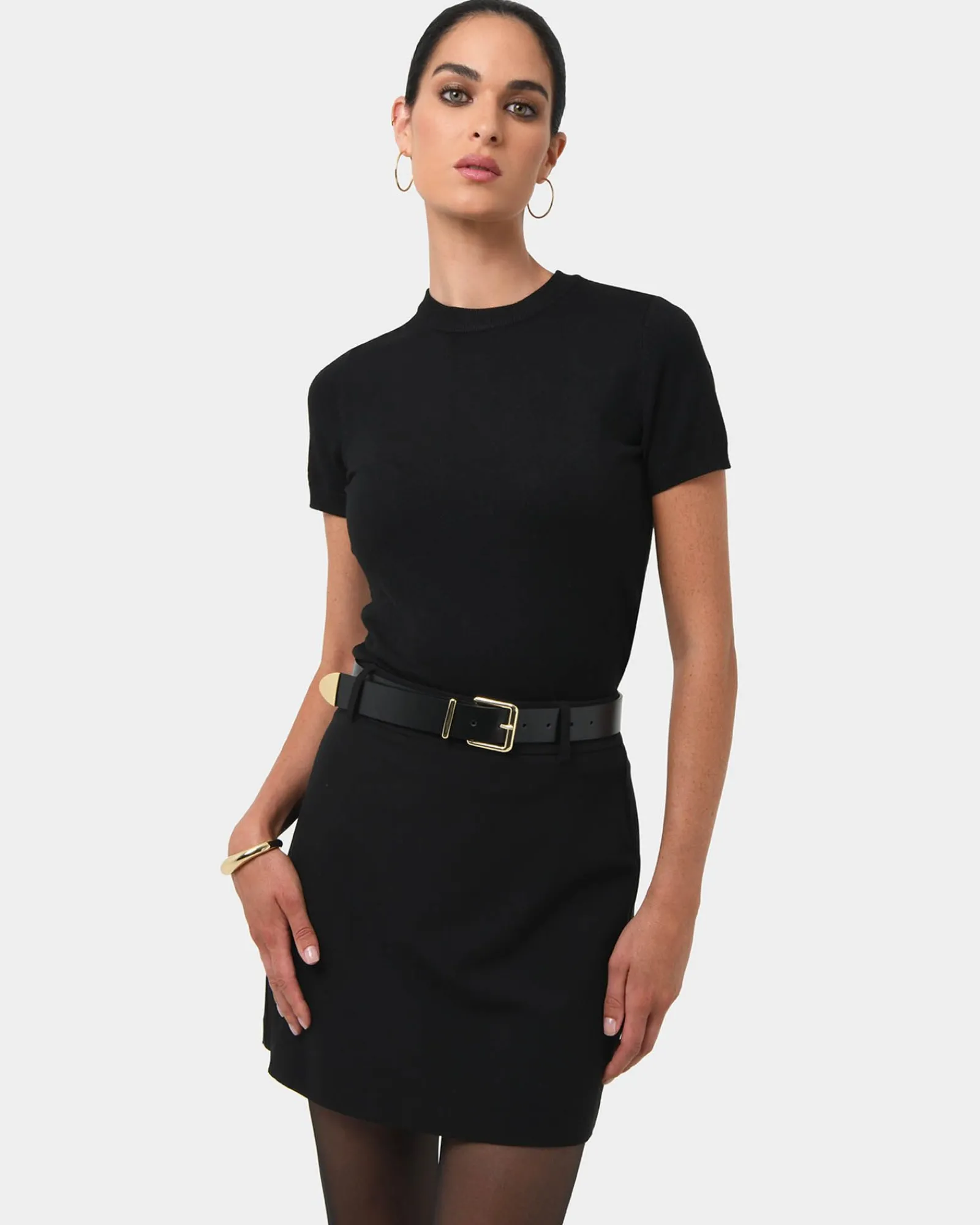 Forcast Massimo Leather Belt* Belts