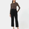 Forcast Mazzy Cotton Belted Trousers* High-Waisted Pants|Work Pants