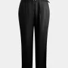 Forcast Mazzy Cotton Belted Trousers* High-Waisted Pants|Work Pants