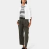 Forcast Mazzy Cotton Belted Trousers* High-Waisted Pants|Work Pants