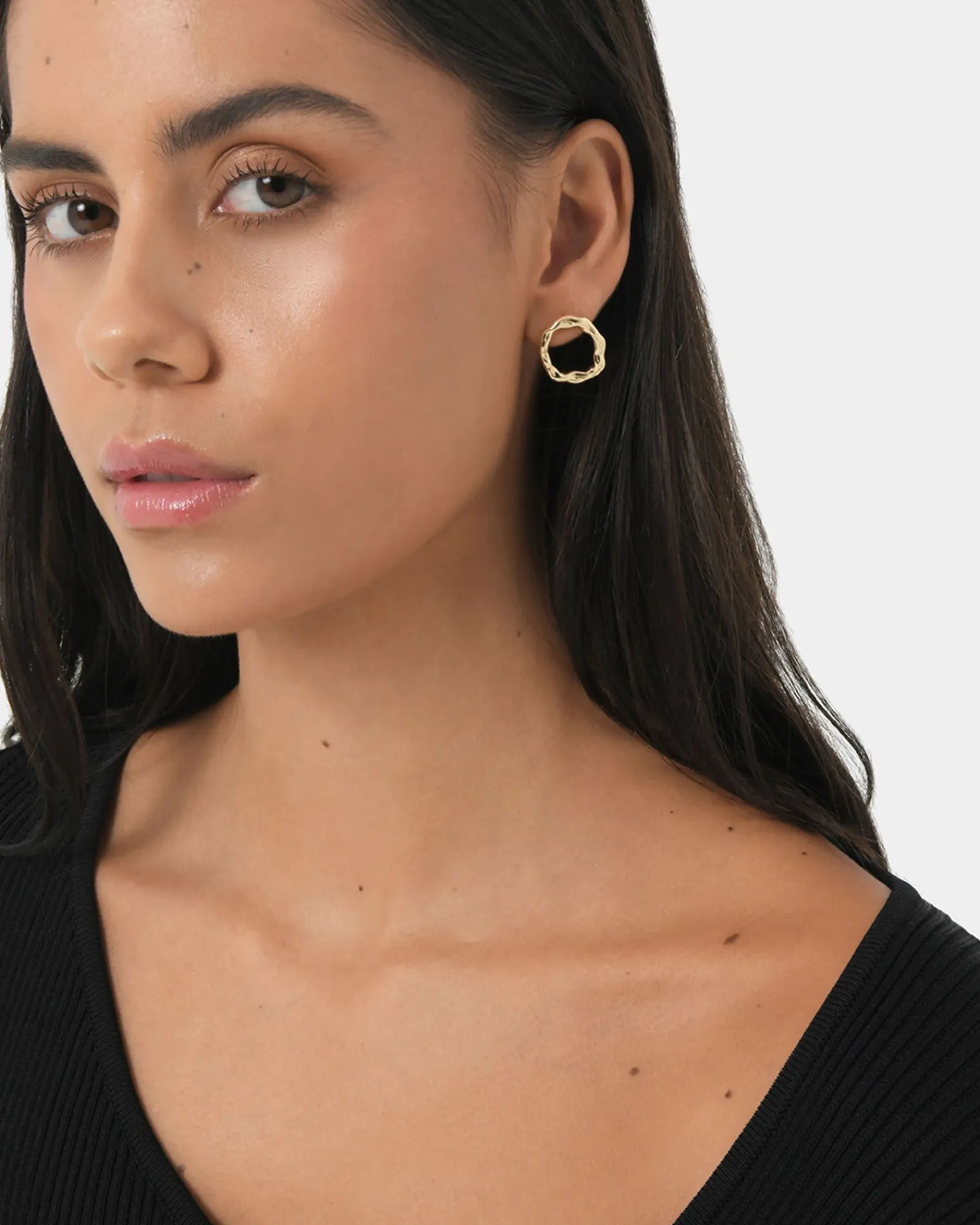 Forcast Meera 16k Plated Earrings* Earrings