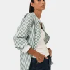 Forcast Melie Cotton Stripe Shirt* T-Shirts & Tops|Long Sleeve Tops