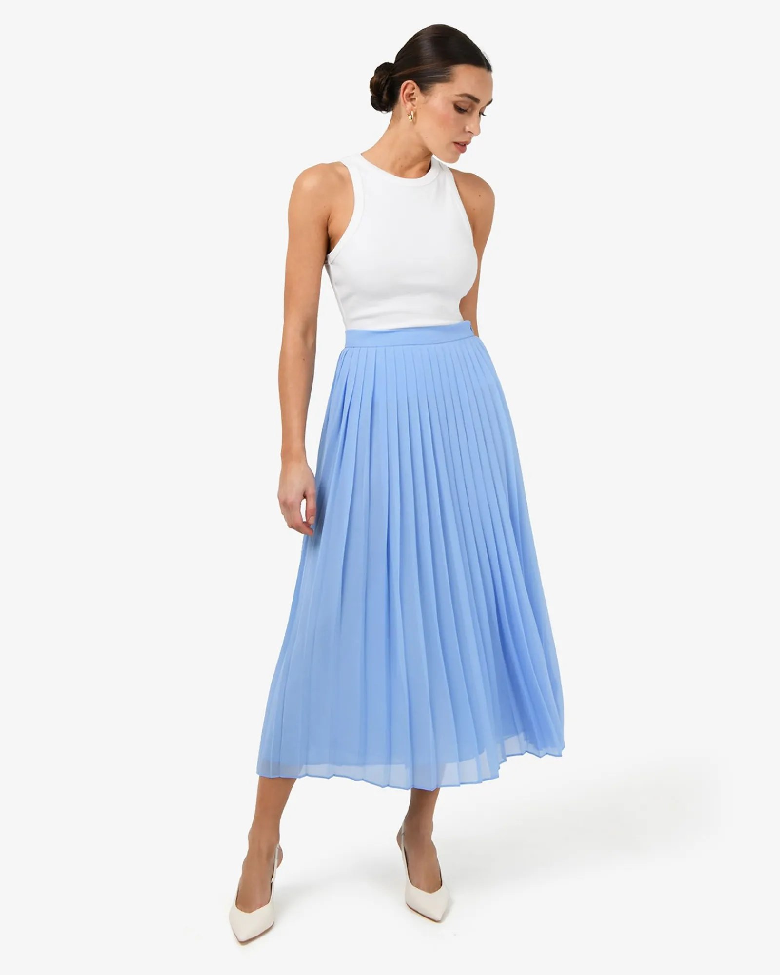 Forcast Melina Pleated Skirt* Midi & Maxi Skirts|Work Skirts
