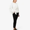 Forcast Melody Long Sleeve Draped Top* T-Shirts & Tops|Long Sleeve Tops