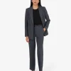 Forcast Merid Tailored Pants* High-Waisted Pants|Straight Leg Pants