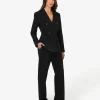 Forcast Merid Tailored Pants* High-Waisted Pants|Straight Leg Pants
