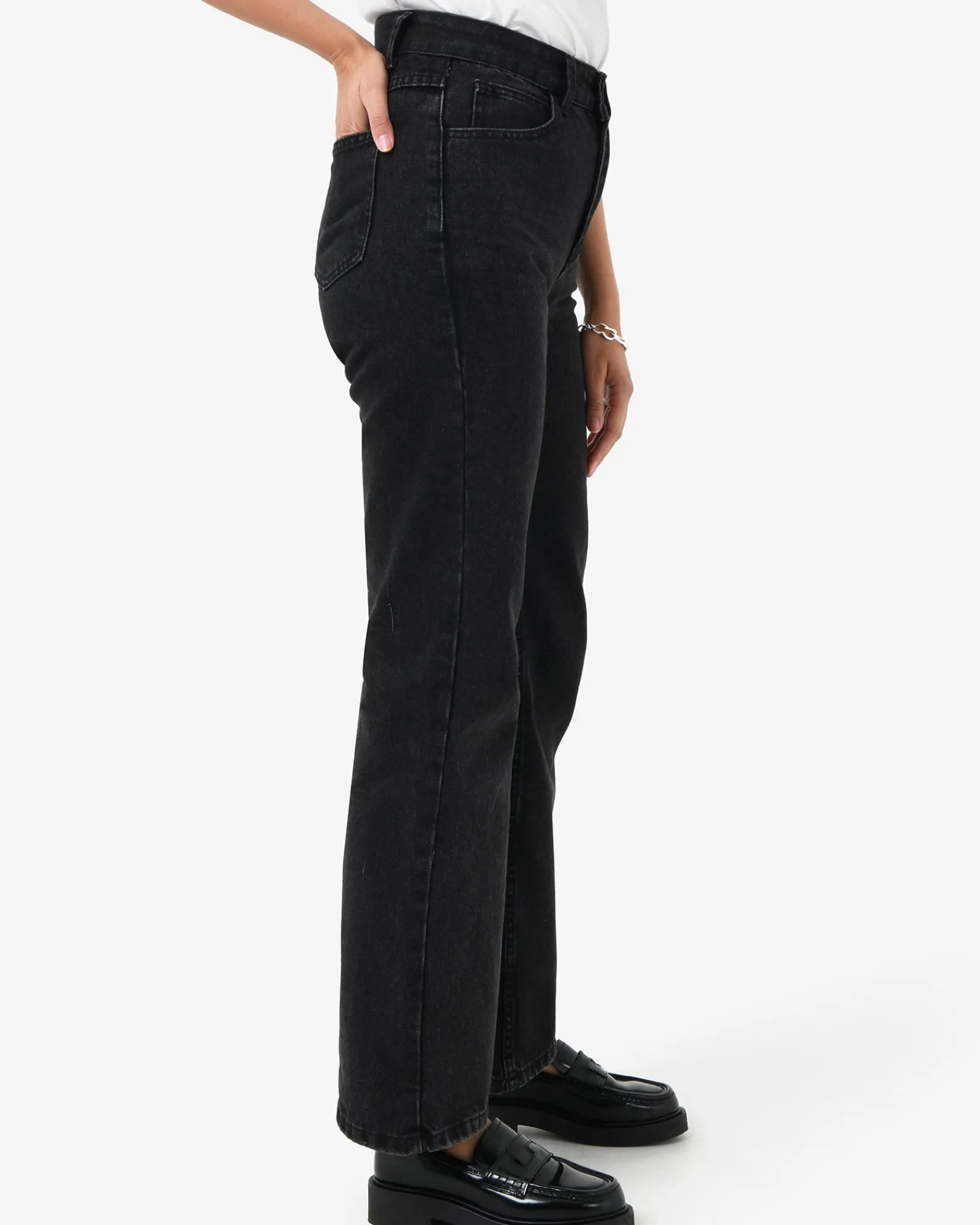 Forcast Merith Bootcut Jeans* High-Waisted Pants|Work Pants