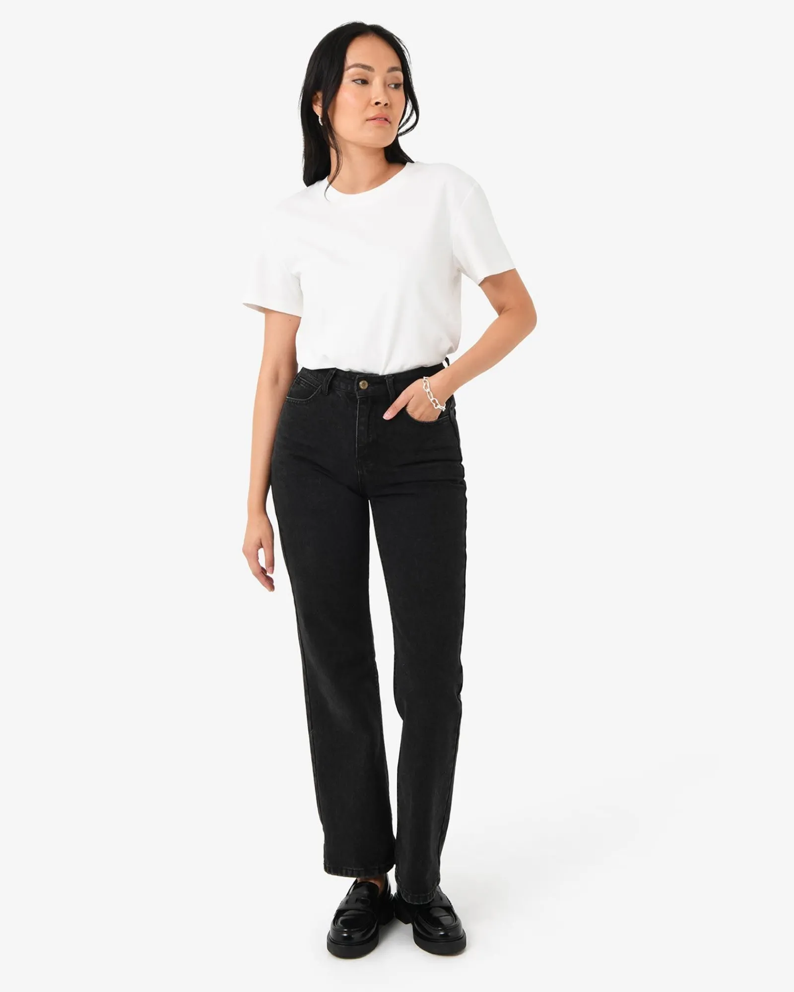 Forcast Merith Bootcut Jeans* High-Waisted Pants|Work Pants