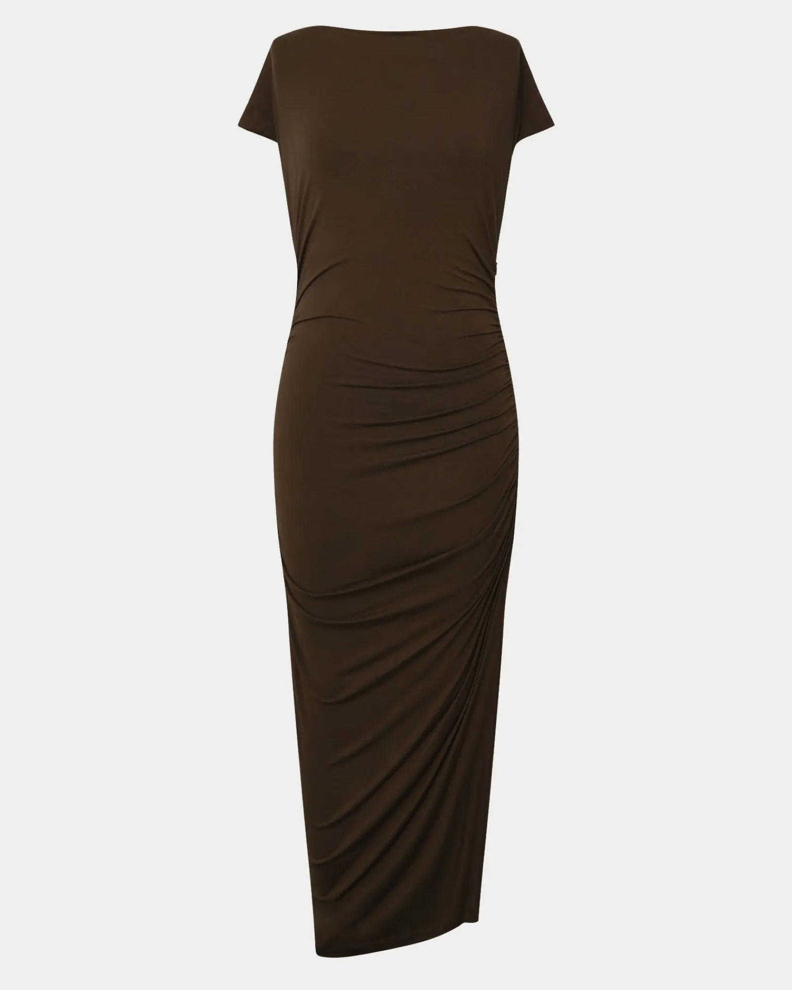 Forcast Mia Ruched Jersey Dress* Midi Dresses|Midi Dresses