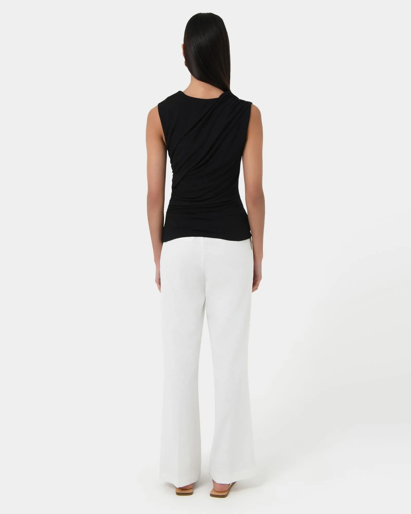 Forcast Mia Ruched Jersey Top* T-Shirts & Tops|Work Tops