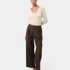 Forcast Milan Adjustable Waist Pants* High-Waisted Pants|Straight Leg Pants