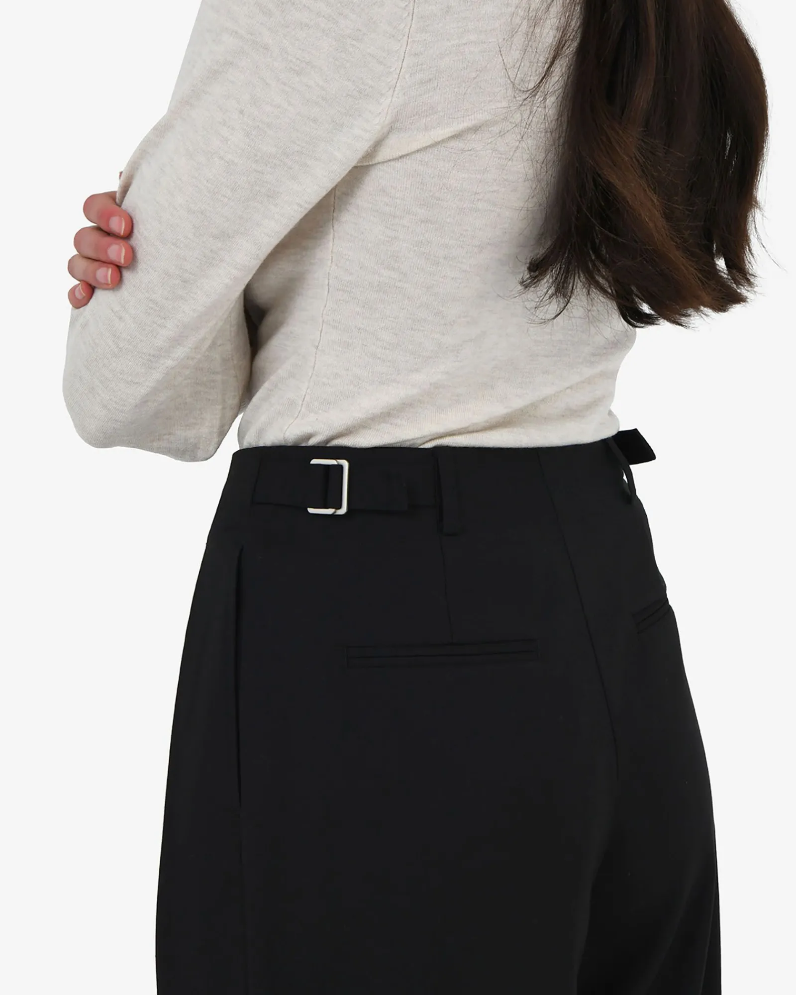 Forcast Milan Adjustable Waist Pants* High-Waisted Pants|Straight Leg Pants