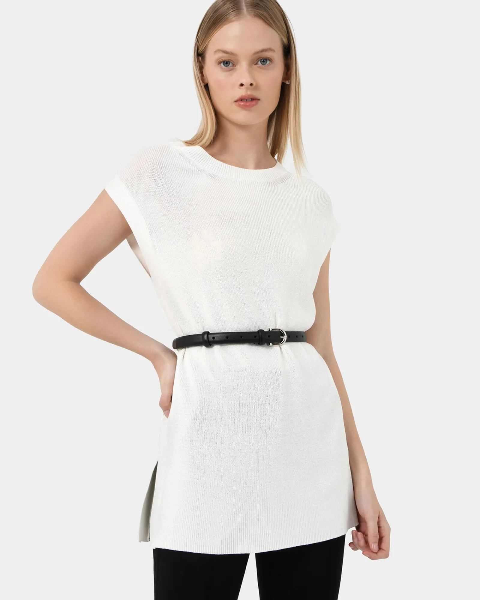 Forcast Milano Melange Knit Top* T-Shirts & Tops|Work Tops