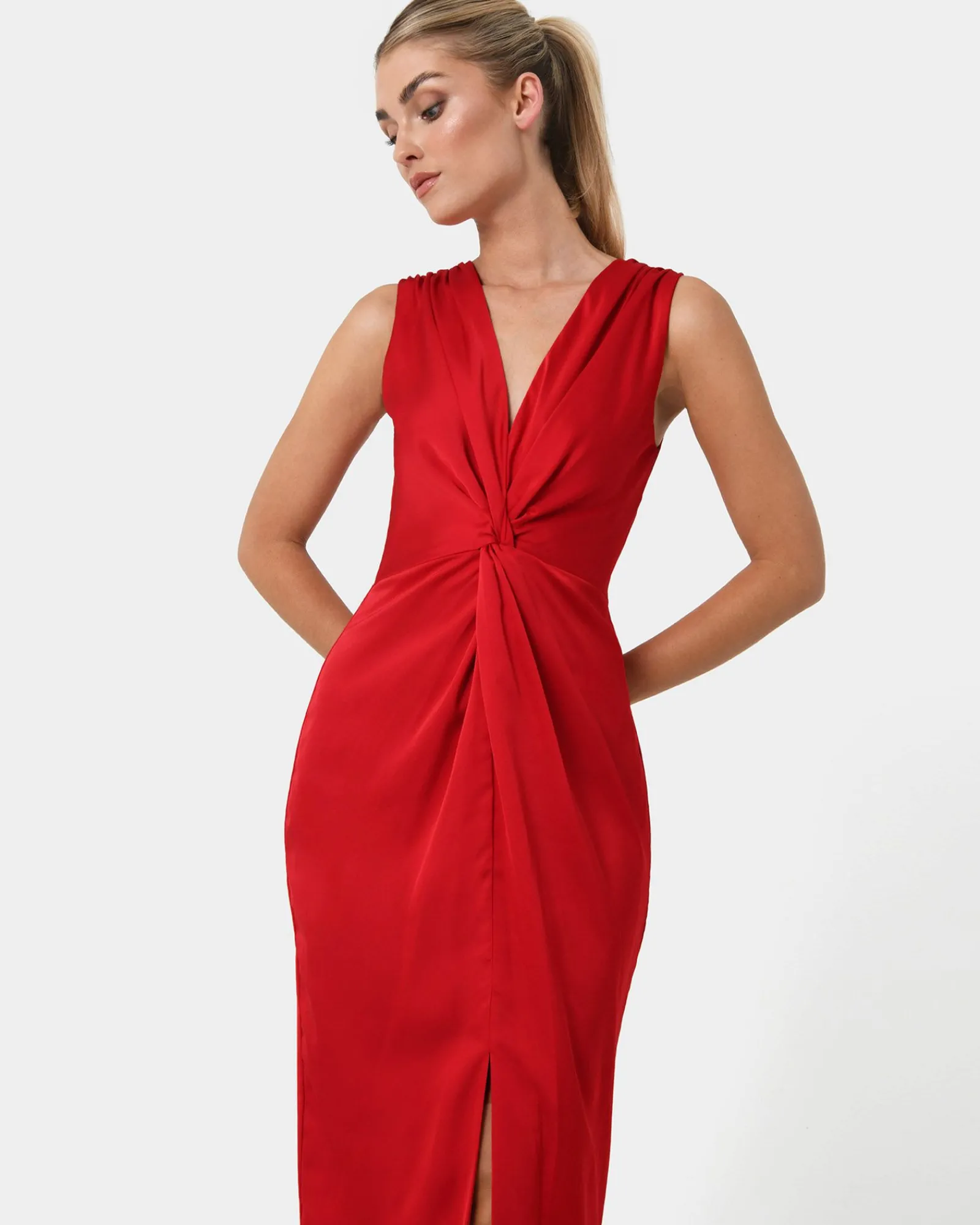 Forcast Mimi Front Twist Dress* Maxi Dresses|Maxi Dresses